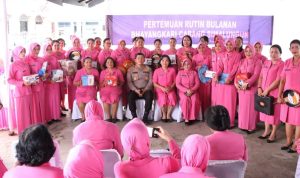 PC. Bhayangkari Gelar Pertemuan Rutin Bulanan di Polres Simalungun