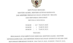 Pemerintah Terbitkan SKB Perubahan Libur Nasional dan Cuti Bersama 2023