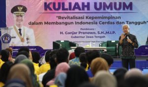Gubernur Jateng Beberkan Tantangan Masa Depan Kepada Mahasiswa UPS Tegal